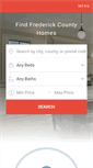 Mobile Screenshot of findfrederickcountyhomes.com